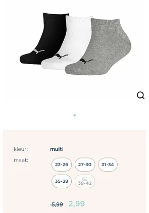 Puma sokken