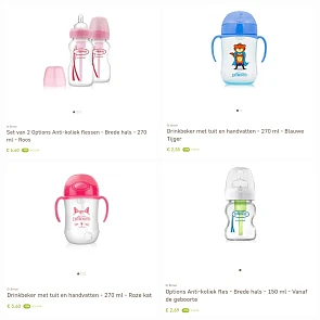 -70% op Dr. Brown flessen en bekers