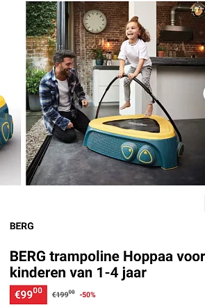 BERG trampoline Hoppaa
