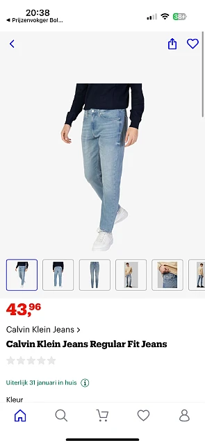 Calvin Klein Jeans Regular Fit Jeans W33xL32