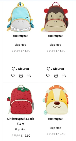 Skip Hop Zoo rugzakjes