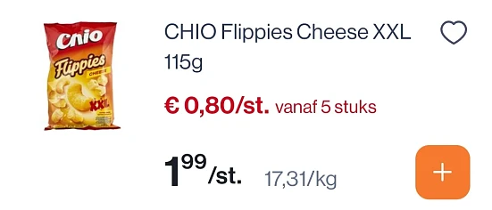 Colruyt chio flippies