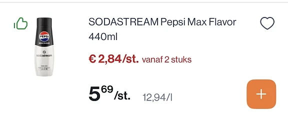 Sodastream siroop Pepsi Max