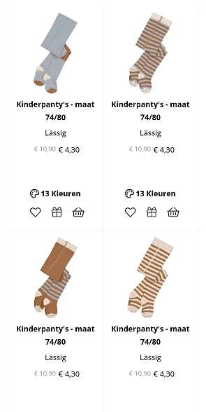Lässig Kinderpanty's -60%