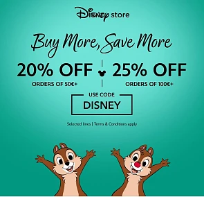 Kortingscode disneystore