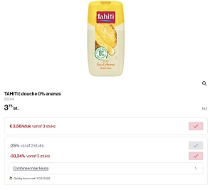 Tahiti douche ananas 0%