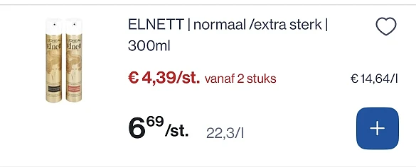 Elnett haarlak normaal /extra sterk
