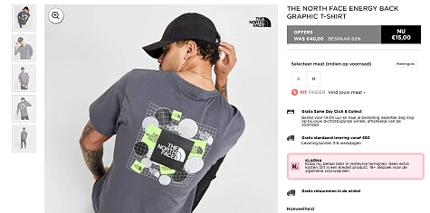Tot 50% korting bij JD Sports op veel merken zoals Nike, The North Face, ...
