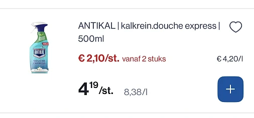 Antikal spray douche expres