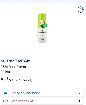 Collect&go SODASTREAM 7 Up Free Flavor 440ml