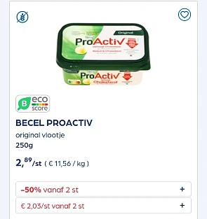 Collect&go BECEL PROACTIV original vlootje 250g