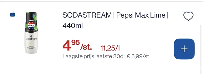 Sodastream Pepsi max lime