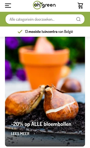 Oh green bloembollen 20%