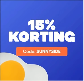 15% korting bij Omlet