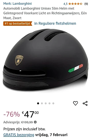 Automobili Lamborghini Smart Helmet Advanced helm