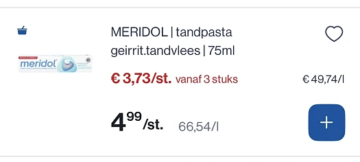 Meridol tandapasta geirit tandvlees