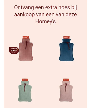 Shop een Homey Velvet of Knitted en ontvang een gratis extra hoes