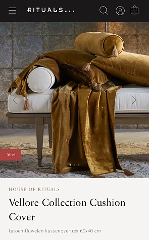Rituals Vellore Collection Cushion Cover -50%