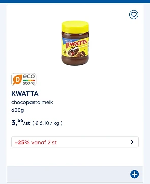 Kwatta producten colruyt 25%