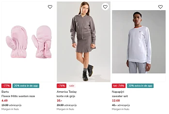 Tot 78% korting bij Kleertjes.com
