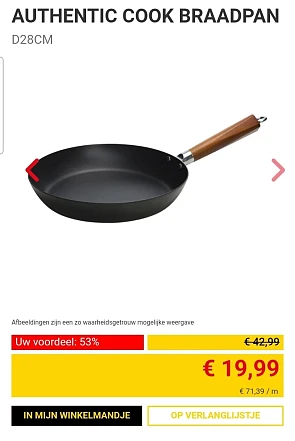 Cosy & Trendy braadpan 28cm
