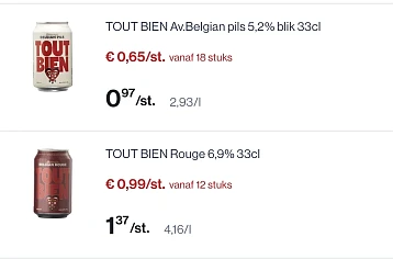 Tout bien pils en rouge 33 cl