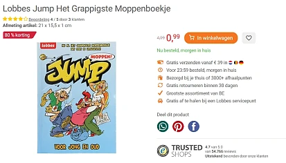 tot -80% op boeken en knutselpret bij Lobbes 🤩