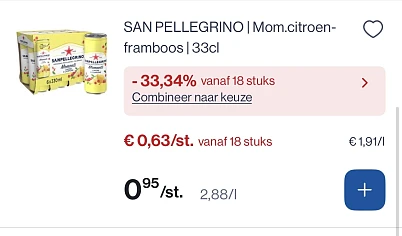 Sanpellegrino mom Citroën -framboos
