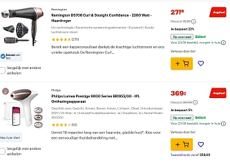 Dagdeal bij BOL: hoge korting op beautyapparaten