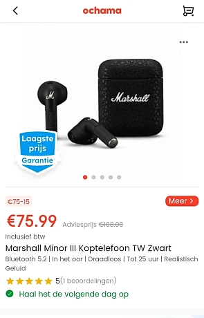 Marshall Minor III Koptelefoon