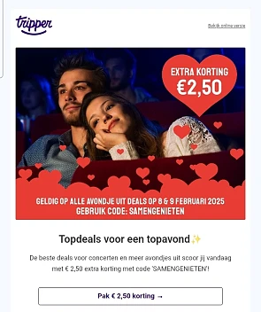 Naar de cinema voor €7?