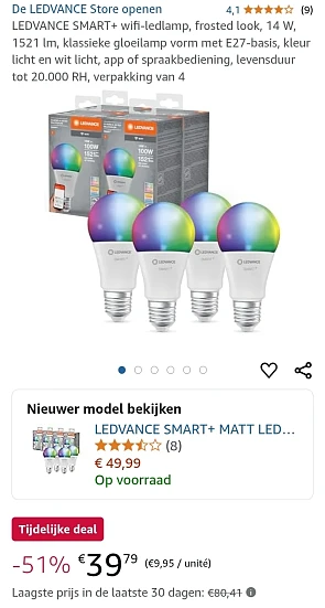 LEDVANCE SMART+ wifi-ledlamp