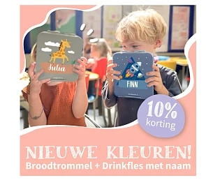 DE LEUKSTE BROODTROMMELS & DRINKFLESSEN MET NAAM