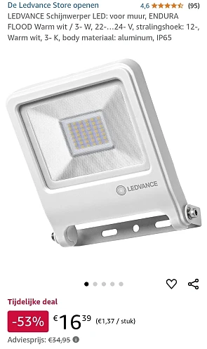 LEDVANCE ENDURA FLOOD Schijnwerper LED