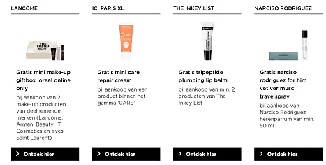 Gratis geschenken 👄 ICI Paris XL