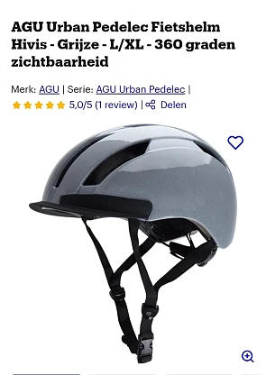 AGU Urban Pedelec Fietshelm Hivis