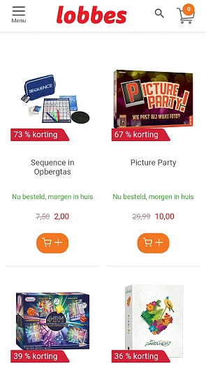Lobbes gezelschapsspellen tot -73%