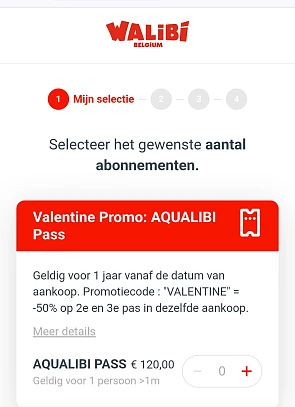 Walibi of Aqualibi -50% op 2de ticket