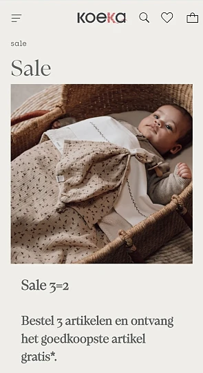 Koeka 2+1 op Sale ✨