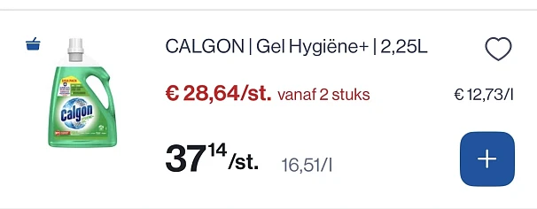 Calgon gel hygiëne + 2,25L