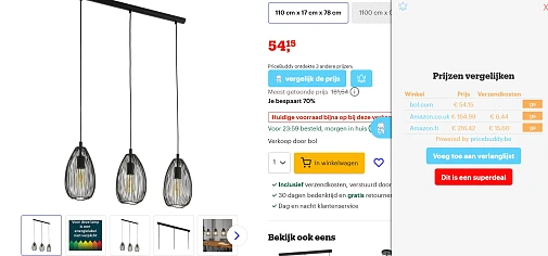 eglo hanglamp