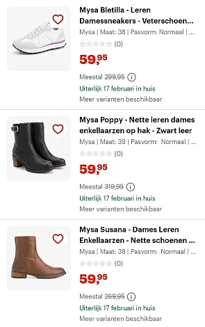 Damesschoenen Mysa