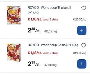 Royco world soep