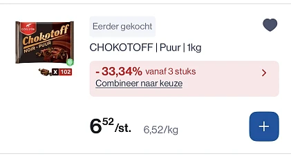 Chokotoff 1 kg in promo