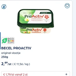 Collect&go BECEL PROACTIV original vlootje 250g