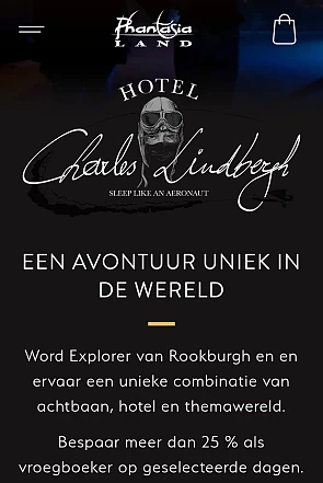 Vroegboekaanbieding 25% Hotel Charles Lindbergh Phantasialand