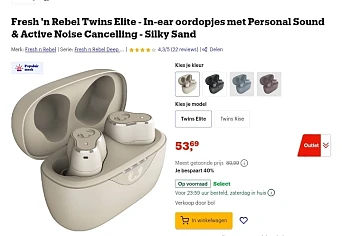Fresh 'n Rebel Twins Elite oordopjes