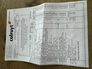 Korting bij colruyt