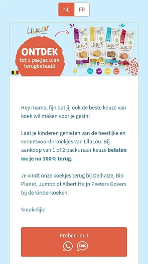 GRATIS koekjes van LilaLou