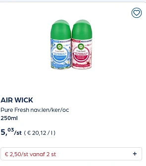 Collect&go AIR WICK Pure Fresh nav.len/ker/oc 250ml